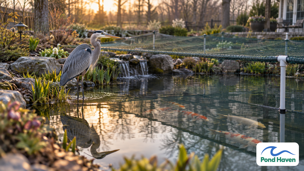 Heron Deterrent for Ponds