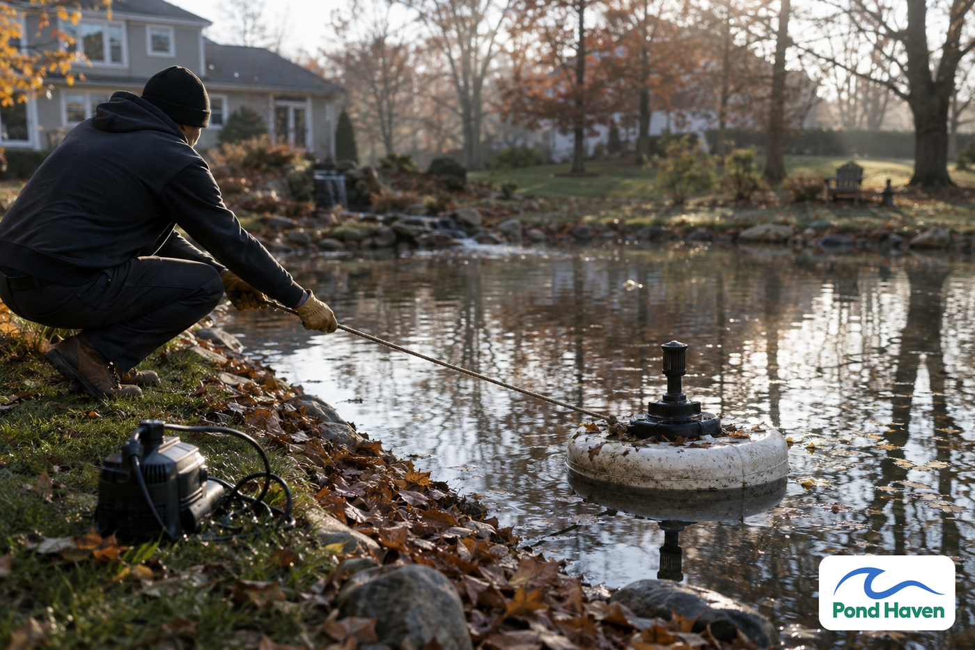 Winterize Pond Fountain