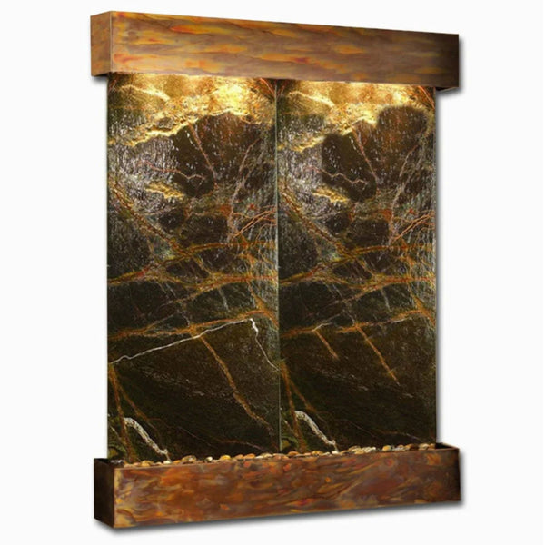 Adagio Majestic River Wall Fountain With Plain White Background