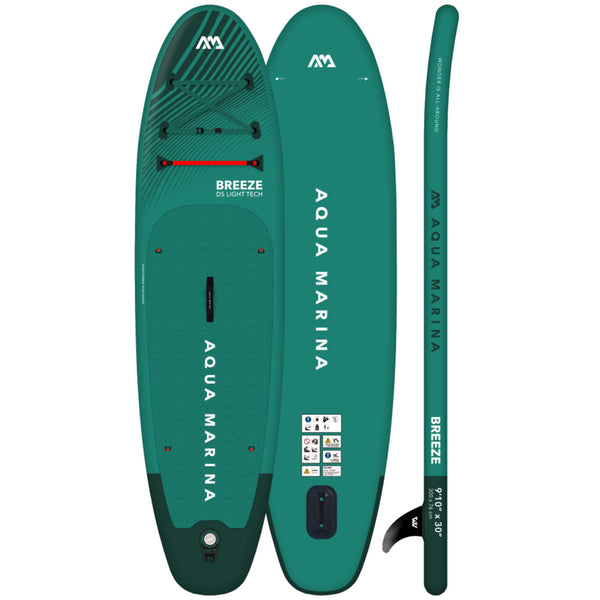 Aqua Marina Breeze SUP Front Side & Back View