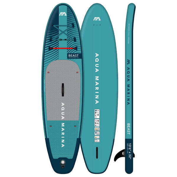 Aqua Marina Beast Paddle Board Angled View