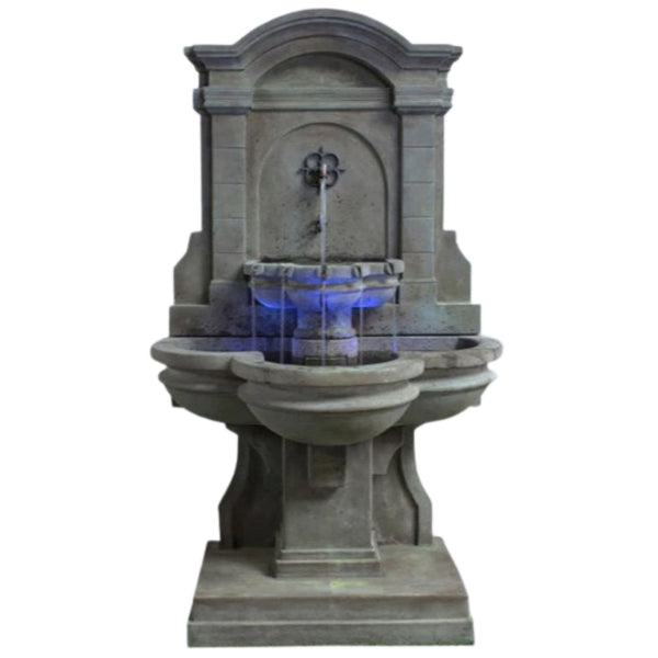 Arbois Wall Fountain for Spout With Plain White Background