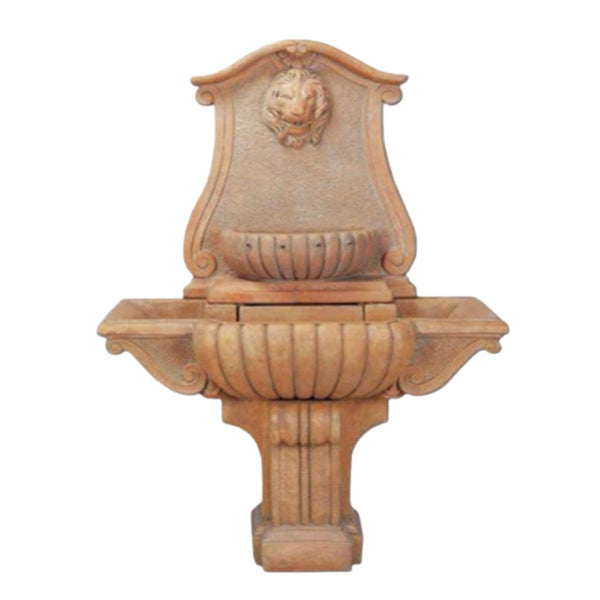 Bernini Lavabo Decorative Outdoor Garden Water Fountain With Plain White Background