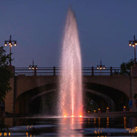 Thumbnail for Kasco J Series Fountain With Pink Lights On The Water
