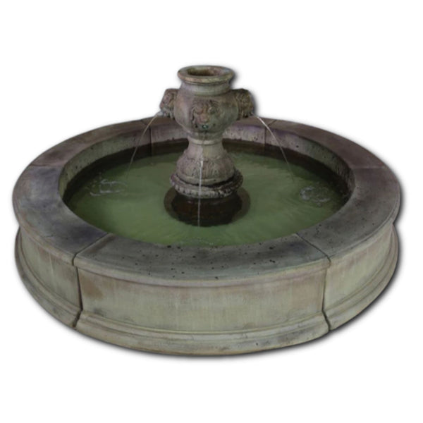 Madrid Leones Easy Pond Fountain With Plain White Background