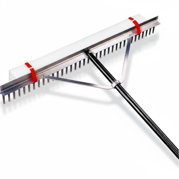 Outdoor Water Solutions Heavy Duty Lake And Beach Rake Close-Up View On White Background