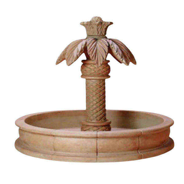 Palm Springs Fountain - Small With Plain White Background