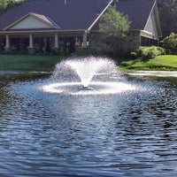 Thumbnail for Scott Aerator DA-20 Aerating Pond Fountain On The Water With One House In The Background
