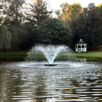 Thumbnail for Scott Aerator DA-20 Display Pond Aerator Fountain On The Water With Trees & A Gazebo In The Background