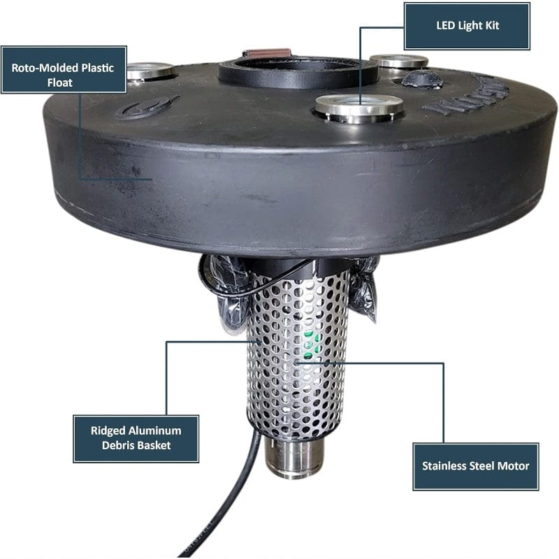 Vanguard Hydro Torque Series Floating Lake Fountain
