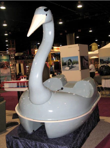 Adventure Glass Blue Heron Classic paddle boat