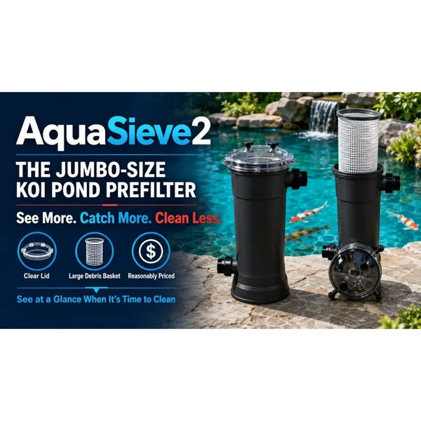 GCTek AquaSieve2 pond strainer prefilter