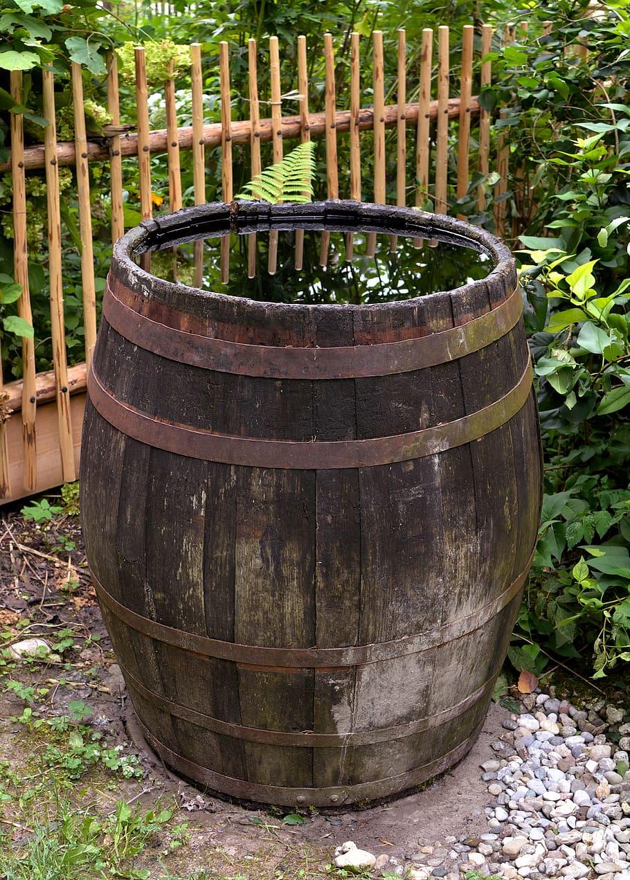 How To Make A Pond Fountain With A Wine Barrel