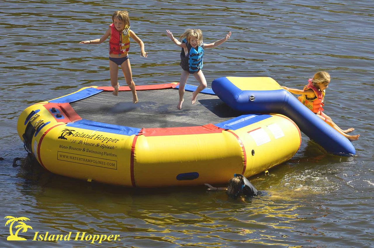 Island Hopper 10 Bounce n Splash Water Bouncer