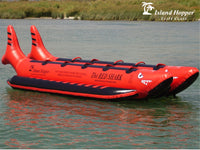 Thumbnail for Island Hopper Elite Class Red Shark 10 Person Banana Boat