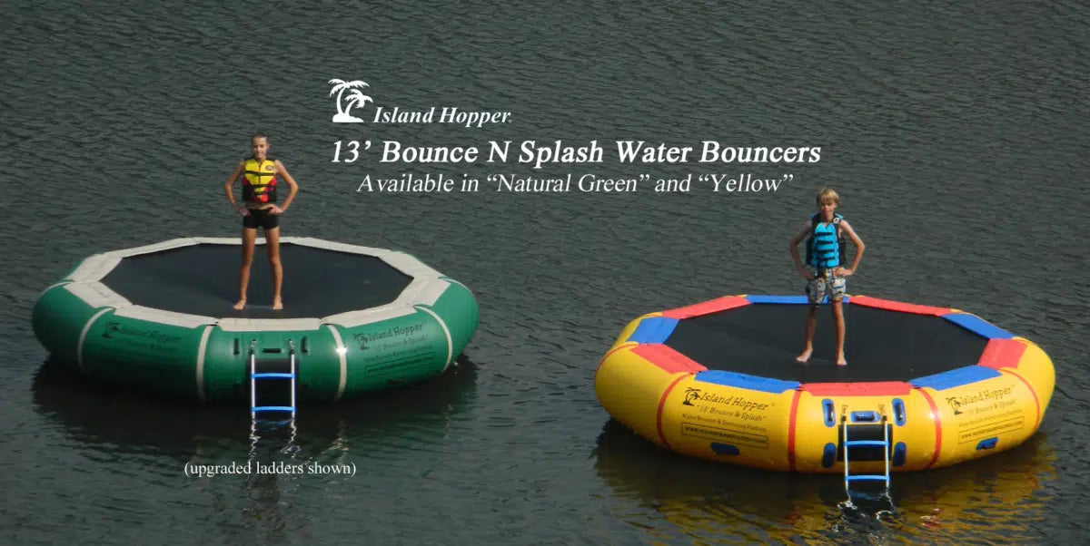 Island Hopper 13 Bounce n Splash Water Bouncer