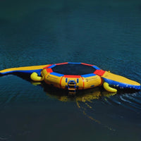 Thumbnail for 13 Gator Water Park Floating In Deep Calm Water