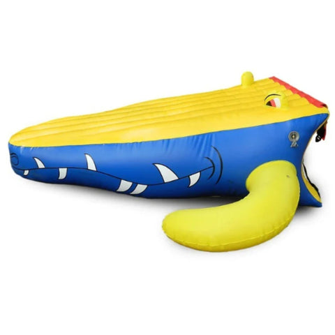 15 Gator Water Park w Water Trampoline and Slides Gator Head Slide