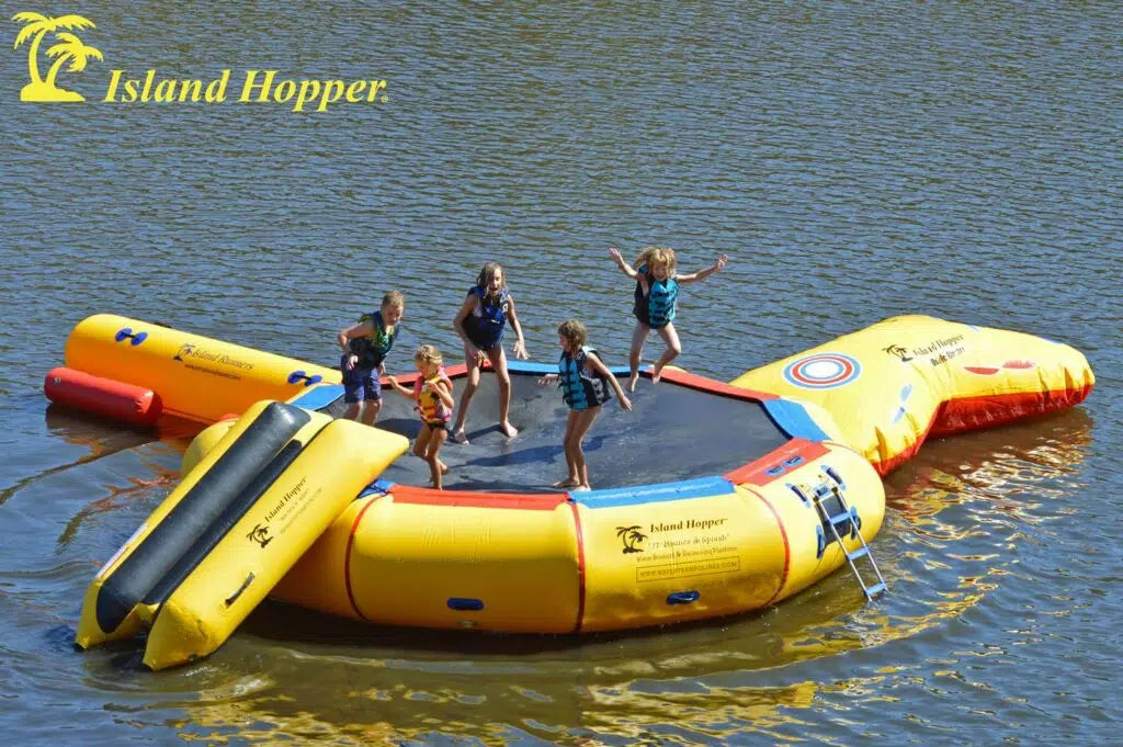 Island Hopper 17 Bounce n Splash Water Bouncer