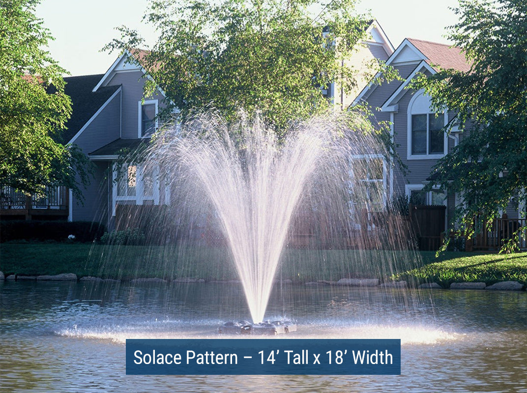 Outdoor Water Solutions Palatial Display Solar Pond Fountain