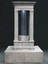 Thumbnail for Old World Center Rain Outdoor Water Fountain, Tall with Column