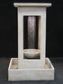 Thumbnail for Smooth Center Rain Outdoor Fountain With Bowl and Square Basin