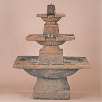 Thumbnail for 3-Tier Quadrate Outdoor Water Fountain