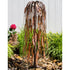 Thumbnail for 37 Copper Weeping Willow Garden Fountain With Red Flower And Green Plants  In The Background