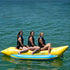 Thumbnail for 3 Person Inflatable Banana Boat With Three Smiling Girls On A Fun Ride