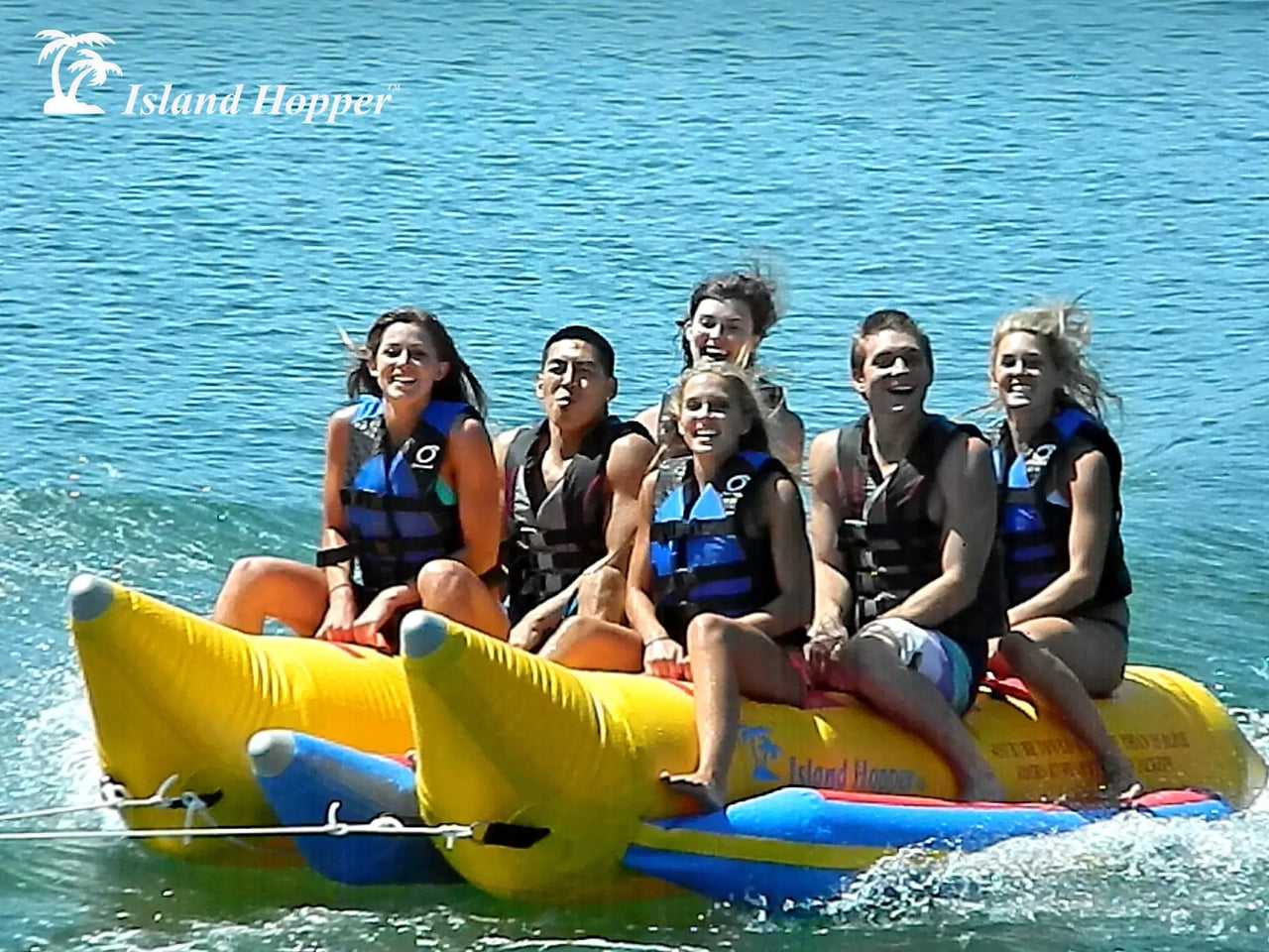 Island Hopper Elite Class 6 Person Side By Side Banana Boat