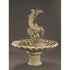 Thumbnail for Dolphins With Shell Bowl Cast Stone Garden Fountain