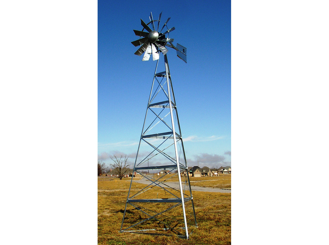 Outdoor Water Solutions Deluxe Pond Aeration Windmill, 3 Legged, 20-24 Feet