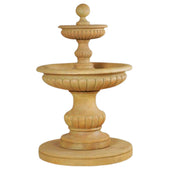 Acqua Sparta Two Tier Fountain With Plain White Background