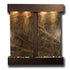 Thumbnail for Adagio Aspen Falls Wall Fountain for Indoor and Outdoor Use Plain White Background-Rainforest Green Marble Blackened Copper Squared