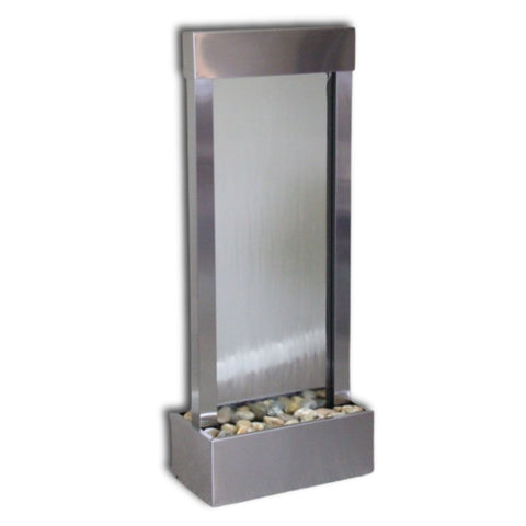 Adagio Bantam River Floor Fountain With Plain White Background