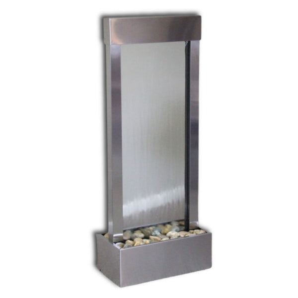 Adagio Bantam River Floor Fountain With Plain White Background