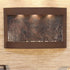 Thumbnail for Adagio Calming Waters Wall Fountain With Neutral Wall Accent-Woodland Brown Rajah Featherstone