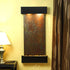 Thumbnail for Adagio Cascade Springs Modern Water Fountain Rajah Slate-Blackened Copper Trim-Squared Corners-With Yellow Accent Walls And Lampshade