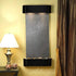 Thumbnail for Adagio Cascade Springs Wall Fountain With Silky Brown Curtain And Table Lamp