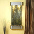 Thumbnail for Adagio Cascade Springs Wall Fountain Yellow Accent Wall With Dried Grass Stems-Stainless Steel-Rounded Corners-Green Slate