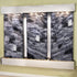 Thumbnail for Adagio Deep Creek Falls Indoor Water Feature Fountain Neutral Walls-Black Spider Marble Stainless Steel Squared