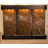 Thumbnail for Adagio Deep Creek Falls Wall Fountain Rainforest Brown Marble Blackened Copper Rounded