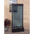 Thumbnail for Adagio Harmony River Floor Fountain - Center Mount With Textured Walls and Framed Landscape Wall Art Behind