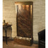 Thumbnail for Adagio Harmony River Floor Water Fountain - Rear Mounted With Wooden Textured Accent and Candles