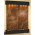 Thumbnail for Adagio Majestic River Modern Water Wall Fountain Rainforest Brown Marble-Blackened Copper-Squared