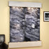 Thumbnail for Adagio Majestic River Wall Fountain With Wall Frame-Black Spider Marble-Stainless Steel-Squared-Corners