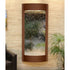 Thumbnail for Adagio Pacifica Waters Wall Fountain With Plants and Chocolate Brown Chair Mirror-Silver Mirror-Woodland Brown