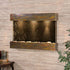 Thumbnail for Adagio Reflection Creek Wall Fountain Black Feather Stone-Rustic Copper