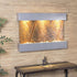 Thumbnail for Adagio Reflection Creek Wall Fountain With Small Sculptural Decor and Minimalist Console Surface