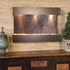 Thumbnail for Adagio Reflection Creek Wall Fountain With Wooden Sideboard-style Console and Green Accent